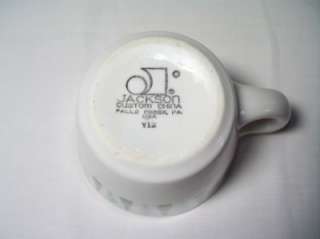 Vtg Jackson China Resturant Ware Mug Y12 Made Dec.1975  