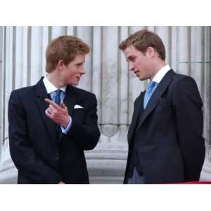 Prince Harry and Prince William at the Trooping of the Colour, June 