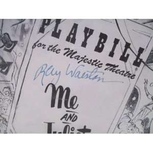 Walston, Ray Playbill Signed Autograph Me And Juliet 1954  