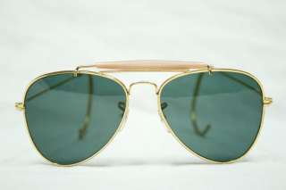 80s Vintage Gold Frame Aviator Men Women Sunglasses  