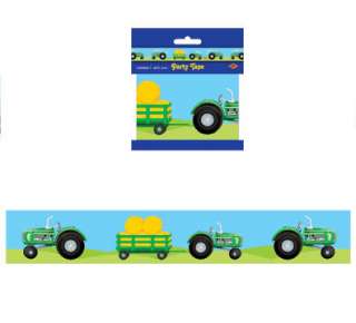 On The Farm Tractors Theme Party Tape Decoration  
