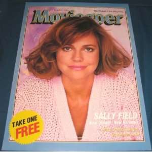 SALLY FIELD Huge Poster of Moviegoer Magazine Cover from 1984. 22 x 