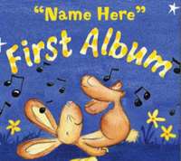 Personalised Baby First Album Lullaby CD Name In Song  
