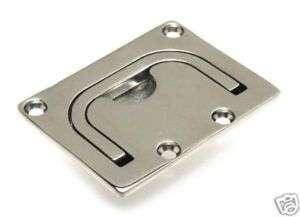 STAINLESS STEEL BOAT HATCH FLUSH RING PULL 3  