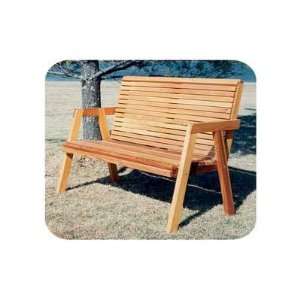  Simple Patio Bench Plan (Woodworking Project Paper Plan 