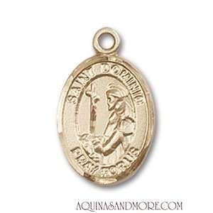 St. Dominic de Guzman Small 14kt Gold Medal