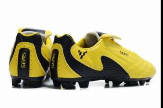 Speed Mens Yellow Athletic Football Soccer Cleats Shoes Eur Size #39 