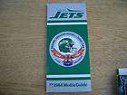 1984 NFL New York Jets Football Media Guide