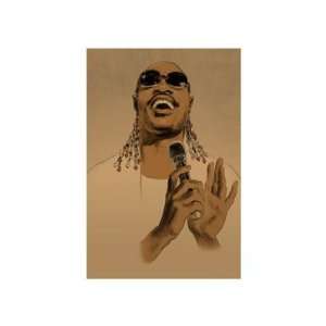 Stevie Wonder *   Poster by Clifford Faust (14 x 17)