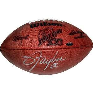  Lawrence Taylor Signed Ball   Super Bowl XXI Sports 