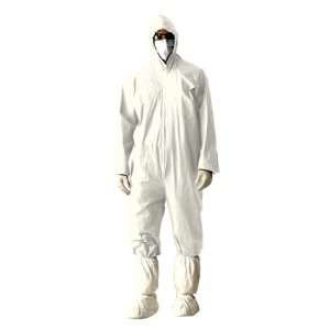 DuPont Suprel LS Coveralls, Elastic wrists and ankles; Serged seams 
