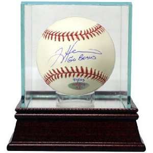  Signed Tim Hudson Ball   Go w Glass Case Sports 