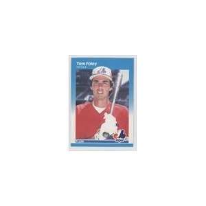  1987 Fleer #318   Tom Foley Sports Collectibles