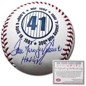 Tom Seaver Hand Signed Special #41 Stat Logo Baseball with Terrific 
