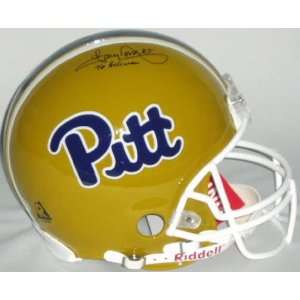 Tony Dorsett Autographed Helmet  Details Pittsburgh Panthers 