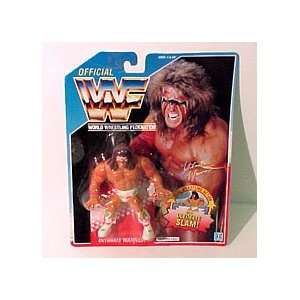  1990 WWF Ultimate Warrior Blue Card Hasbro Toys & Games