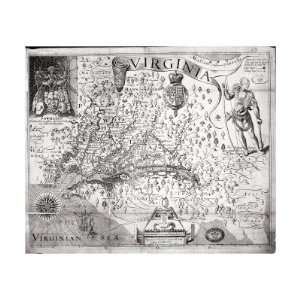 Virginia Discovered by Capt. J. Smith, 1612, English and Indian Names 