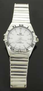   Metal Band White Face Classy Hip Hop Geneva Watch Fashion  