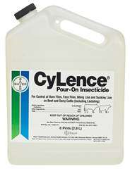 Cylence Pour On fly lice control cattle 96 oz.  