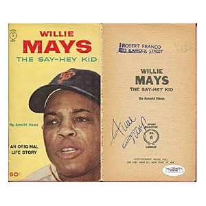 Willie Mays Autographed/Signed Book (JSA)