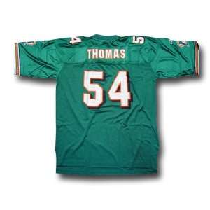 Zach Thomas #54 Miami Dolphins NFL Replica Player Jersey By Reebok 