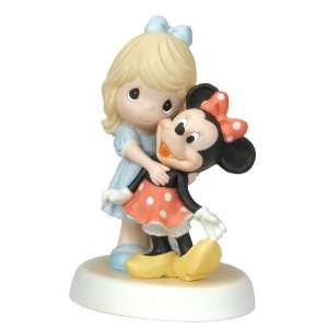  Precious Moments Disneys Minnie Mouse & Girl Porcelain 