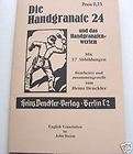WW2 German Hand Grenade 24 Manual English Translation