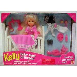 Barbie Little Sister KELLY Doll & Playset w/ Everything you need to 