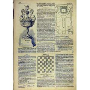  Plan St JamesS Park Doncaster Race Cup Chess 1850
