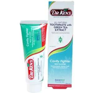 Dr. Kens Maximum Care Toothpastes Spearmint Cool Whitening Fluoride 