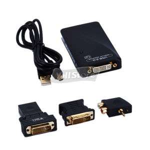   Female VGA HDMI Graphic Card Adapter Converter Stereo Sound Output
