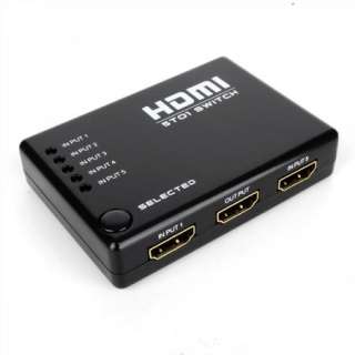 Port HDMI Switch Switcher Splitter Remote Control New  