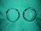 1957 CHEVROLET BELAIR HEADLIGHT BEZEL BEZELS  