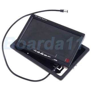 TFT LCD Car Headrest Monitor Reverse RearView Color  