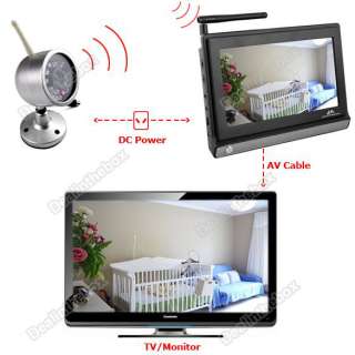 Wireless Voice Control Baby Monitor 7.0 LCD Monitoring  
