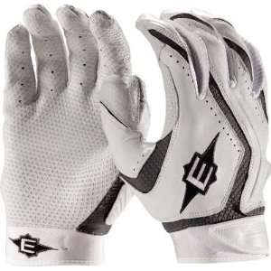  Easton Adult Stealth Speed Wht/Blk Batting Gloves   Large 