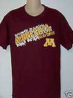 Minnesota Golden Gophers T Shirt Maroon Ncaa Hockey Logo Youth Size 