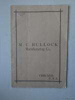 1884 Bullock Mining Rock Drill Engine Catalog Antique  
