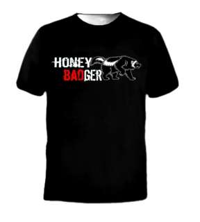 Honey Badger Dont Care Bad Funny Humor Animal T Shirt  