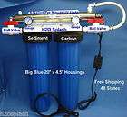 Big Blue 20 Dual Whole House Water Filter / 6 gpm UV /