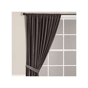  Charcoal Velvet Curtain