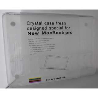MacBook Pro 13 inch Hard Clear Crystal Case Cover CLEAR  