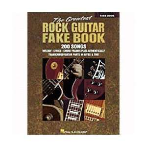  The Greatest Rock Guitar Fake Book Musical Instruments