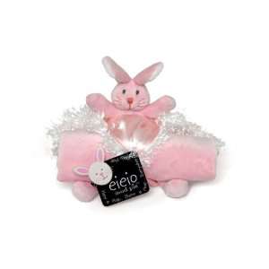  Mud Pie Baby EiEiO Bunny Security Blanket And Rattle Baby