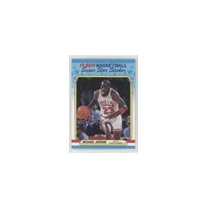    1988 89 Fleer Stickers #7   Michael Jordan Sports Collectibles