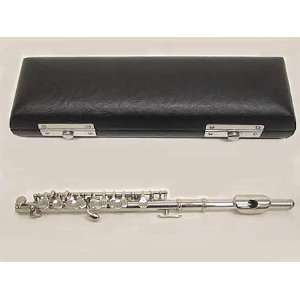    Nickel Plated C Piccolo Flute with Case Musical Instruments