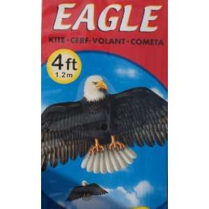  Flying American Bald Eagle Kite Kit, 4 Ft Toys & Games