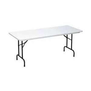 Correll R3072 24 Rectangle Folding Table 30Wx72D, Lightweight Resin