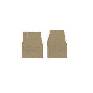  Toyota Previa Carpeted Floor Mats 2 Pc Fronts   No Left Foot 