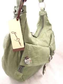   BROOKLYN Green Italian leather handbag purse bag 842952054331  